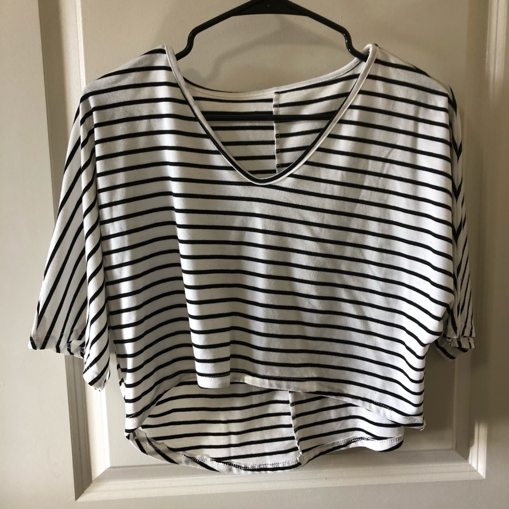 Striped Crop Top